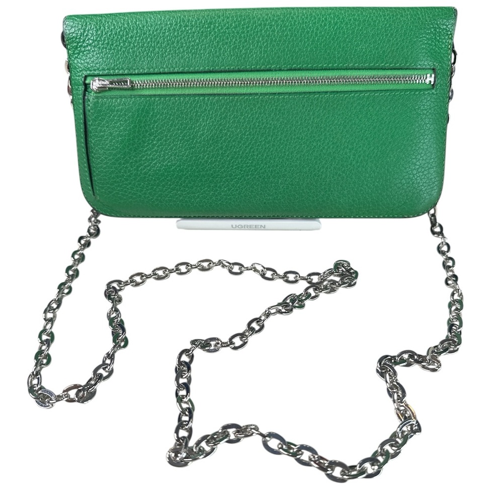 Hermes Green Crossbody Bag with Chain Strap - Picture 2 of 8